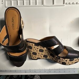 Nine West ladies wedge sandals